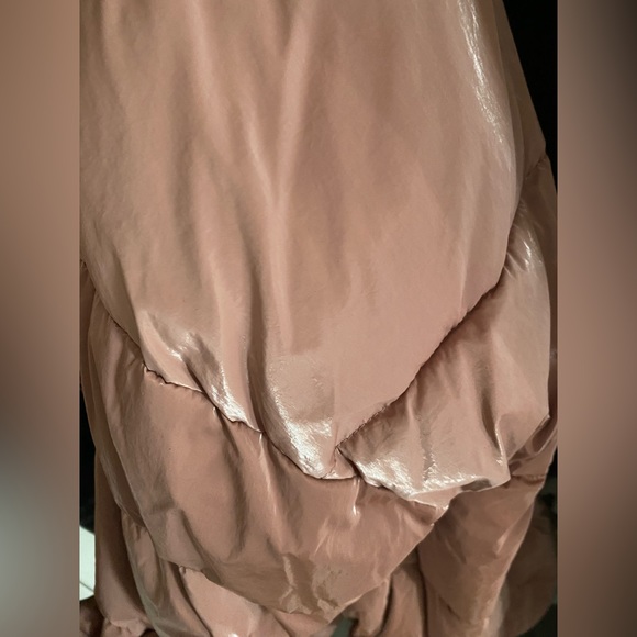 NWT ZARA Soft Pink Hooded Puffer Coat - Picture 10 of 10